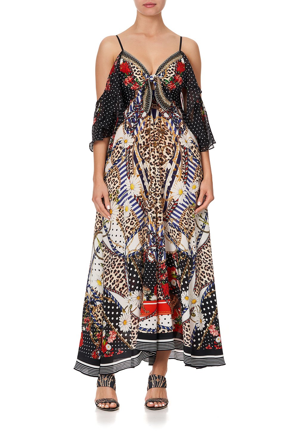 DROP SHOULDER LONG DRESS DEAR BRIGITTE