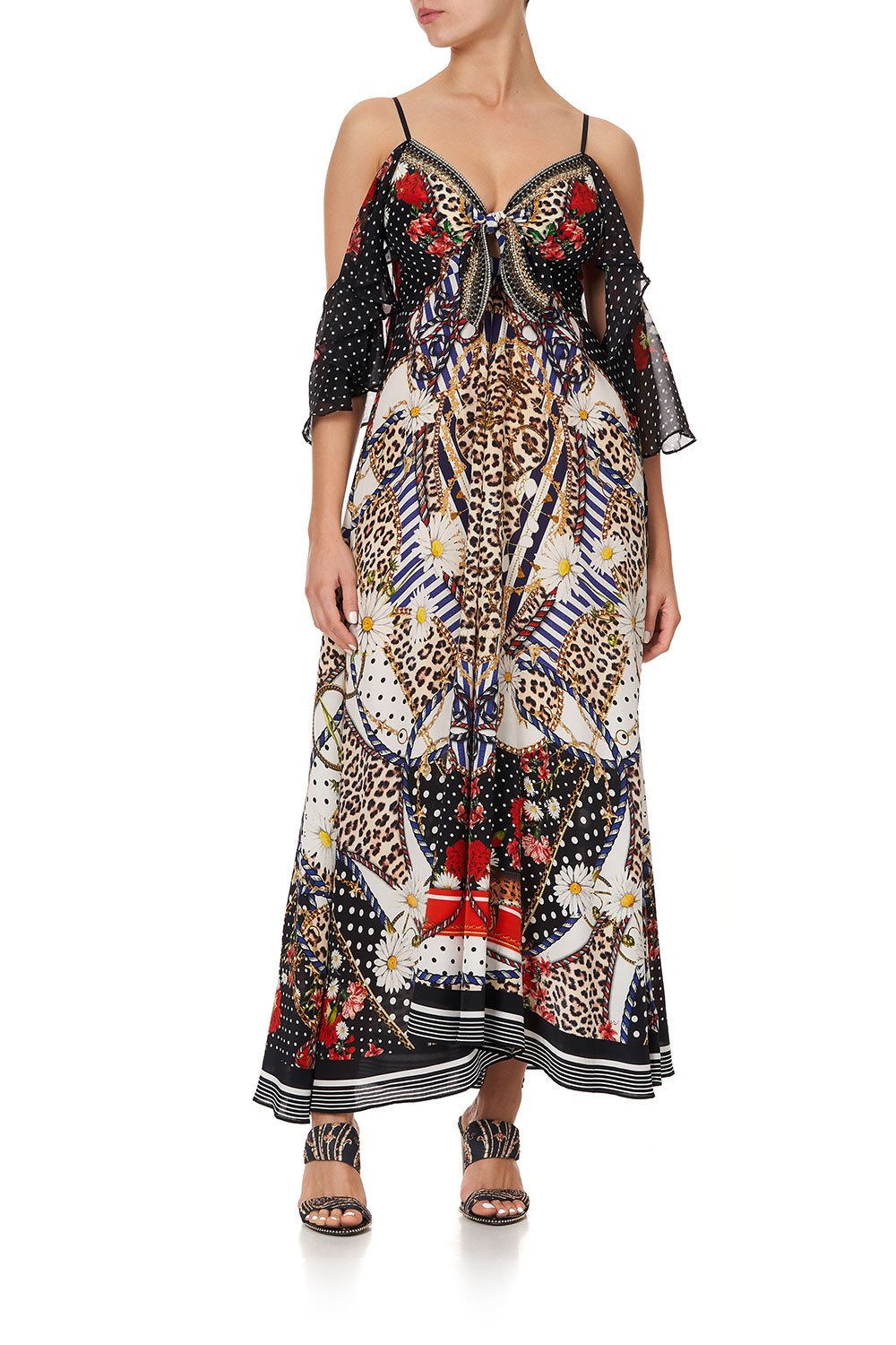 DROP SHOULDER LONG DRESS DEAR BRIGITTE