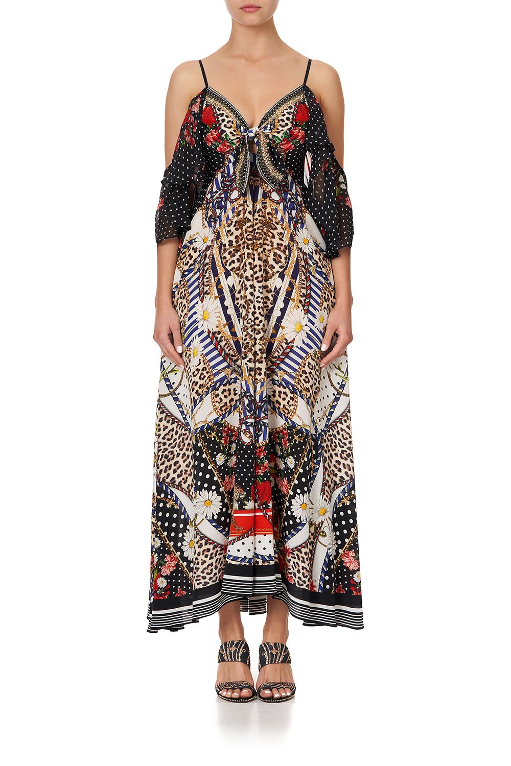 DROP SHOULDER LONG DRESS DEAR BRIGITTE