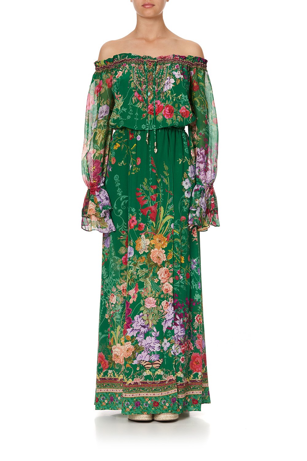 DROP SHOULDER SPLIT DRESS DIARIES FROM A VILLA