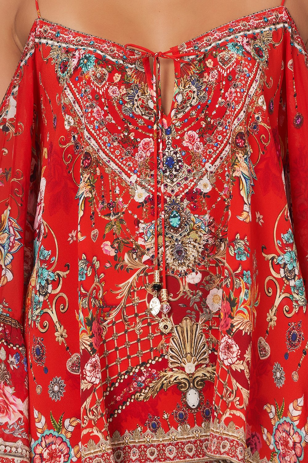 DROP SHOULDER TOP CAMEOS CAN CAN