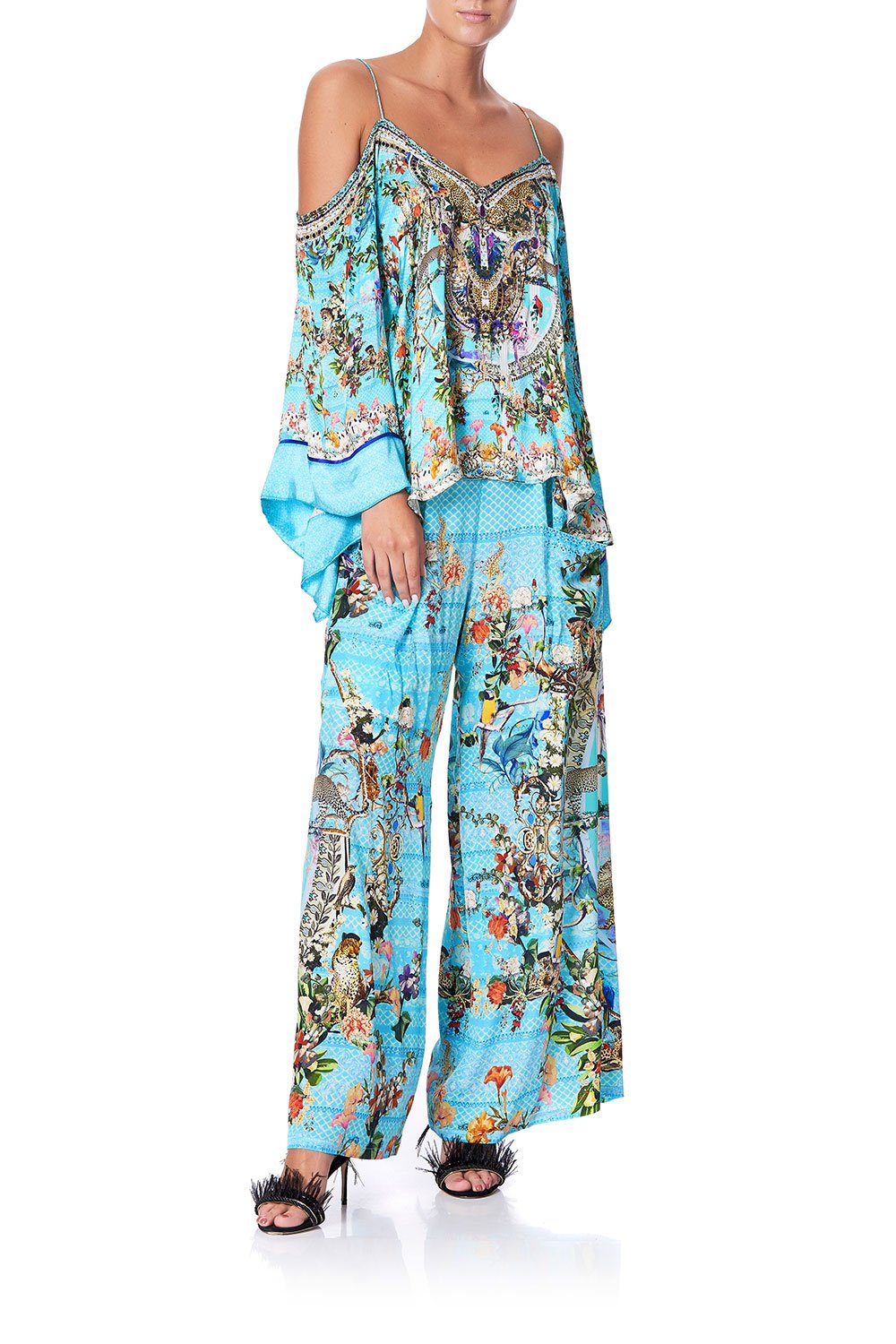 FLARE SLEEVE TOP GIRL FROM ST TROPEZ