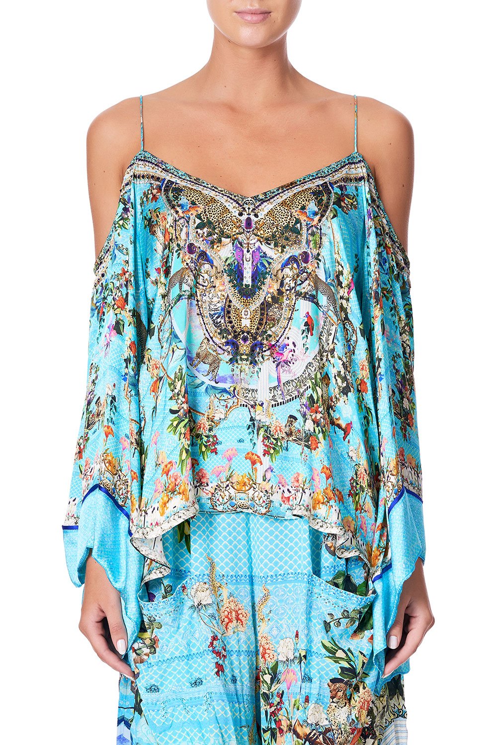 FLARE SLEEVE TOP GIRL FROM ST TROPEZ