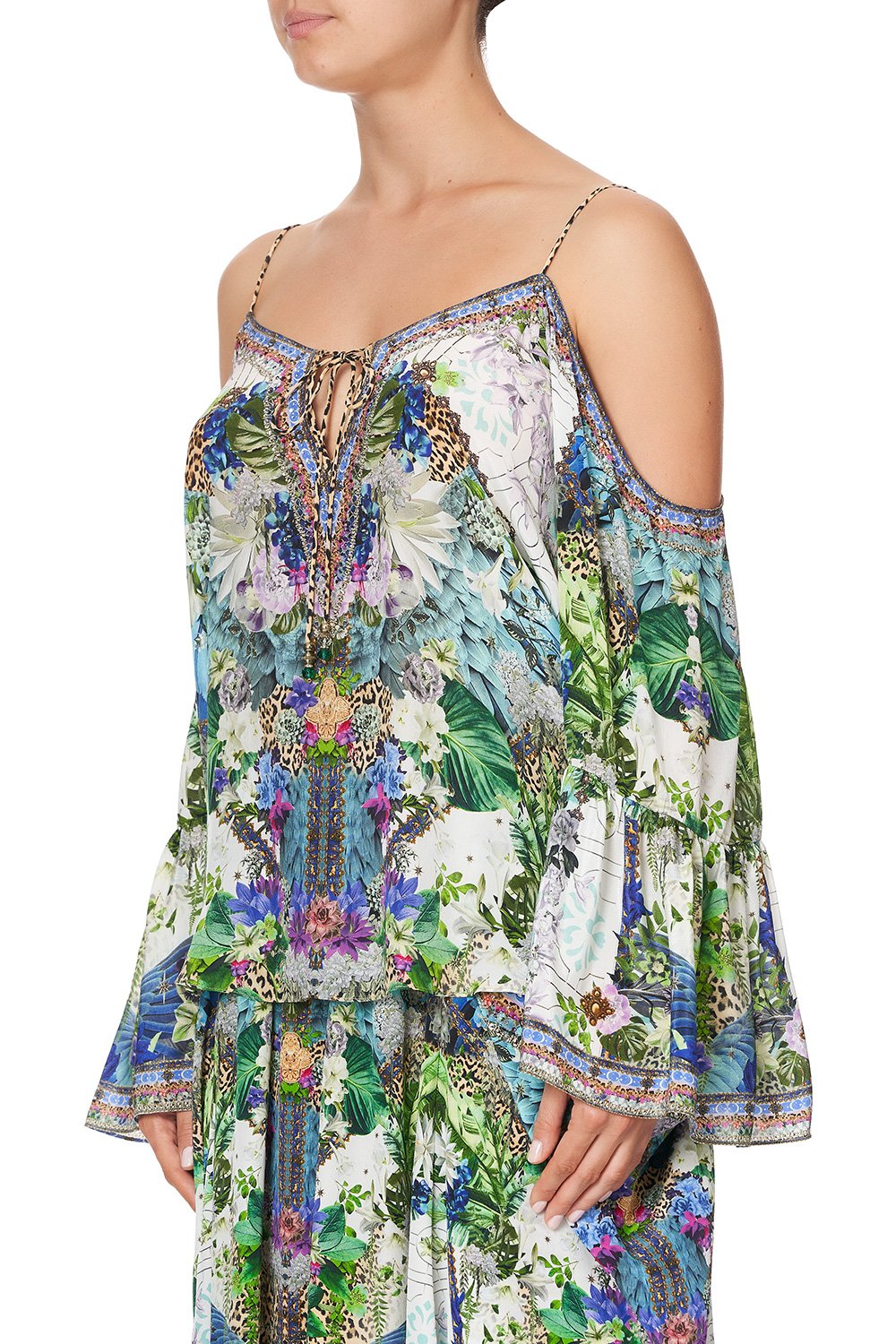 DROP SHOULDER TOP MOON GARDEN