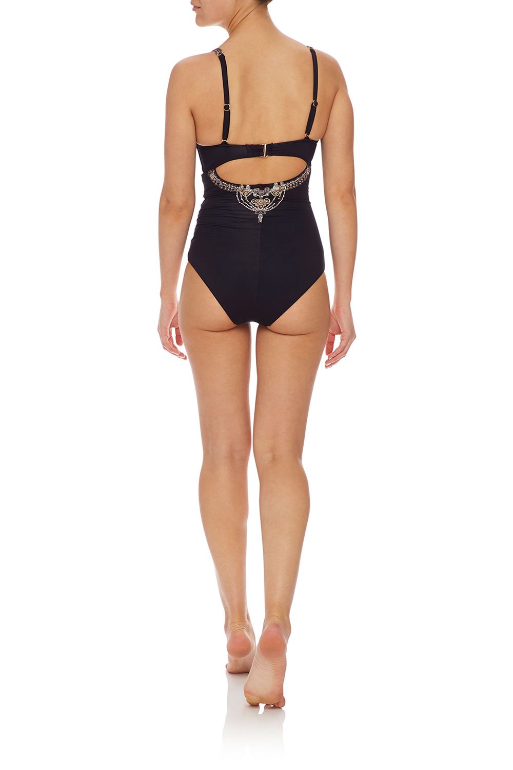 CAMILLA E CUP UNDERWIRE ONE PIECE BLACK