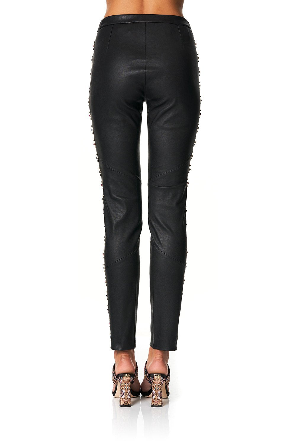 CAMILLA ELASTIC WAISTBAND SUEDE LEGGINGS HAUTE PROVINCIAL