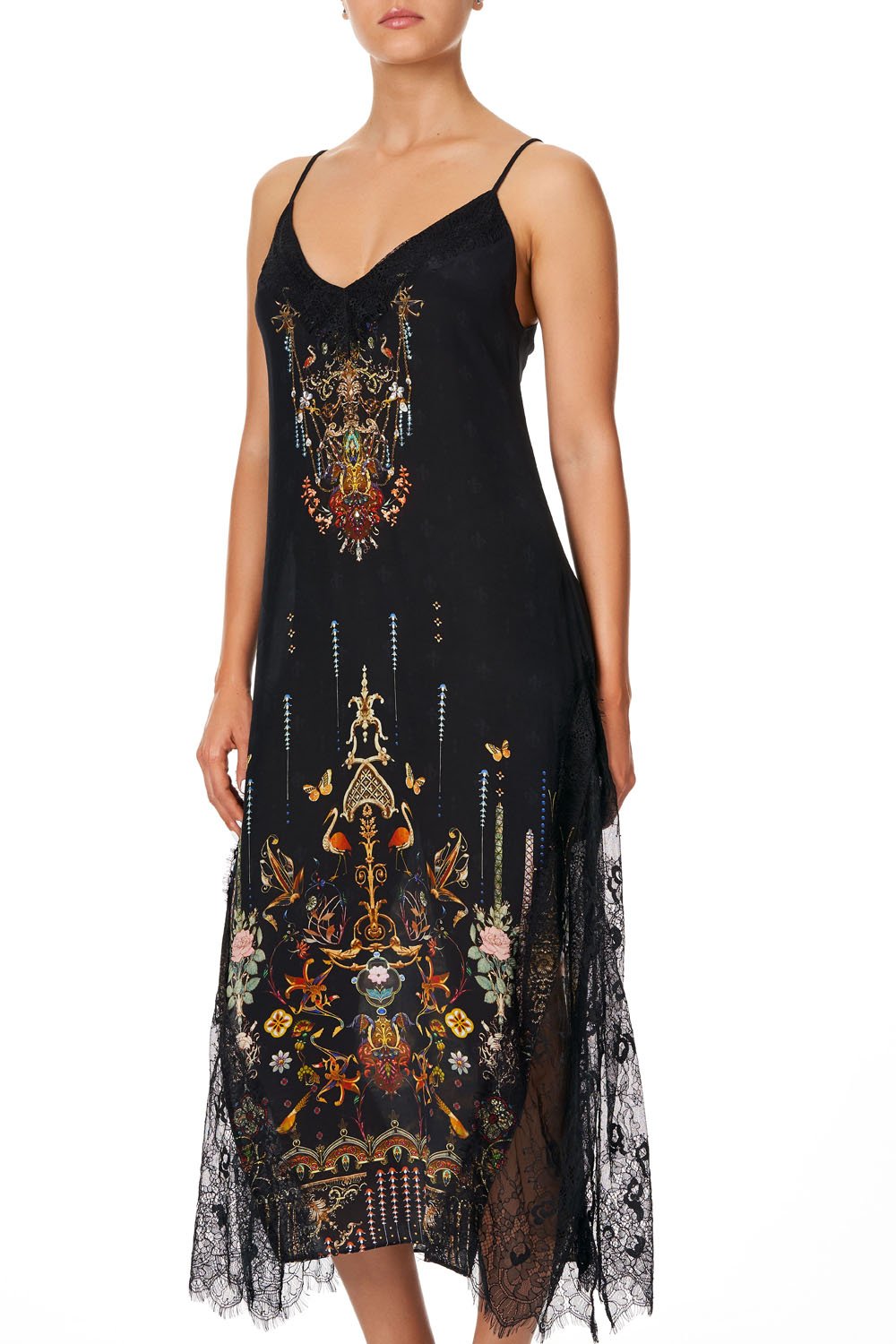 MIDI LACE SLIP REBELLE REBELLE