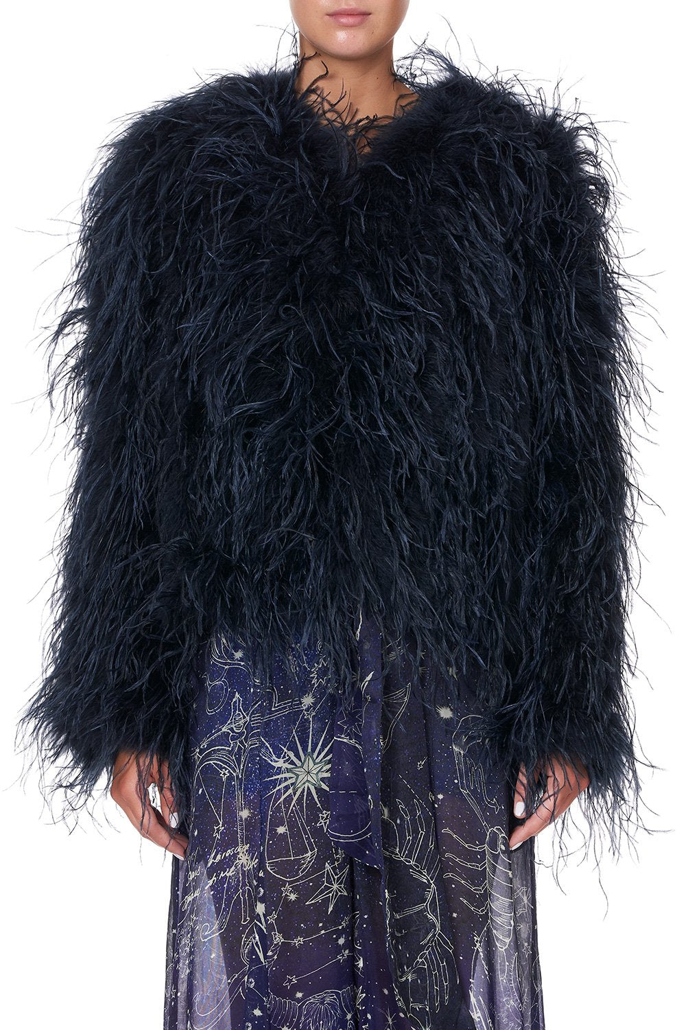 FEATHER JACKET ITS A SIGN