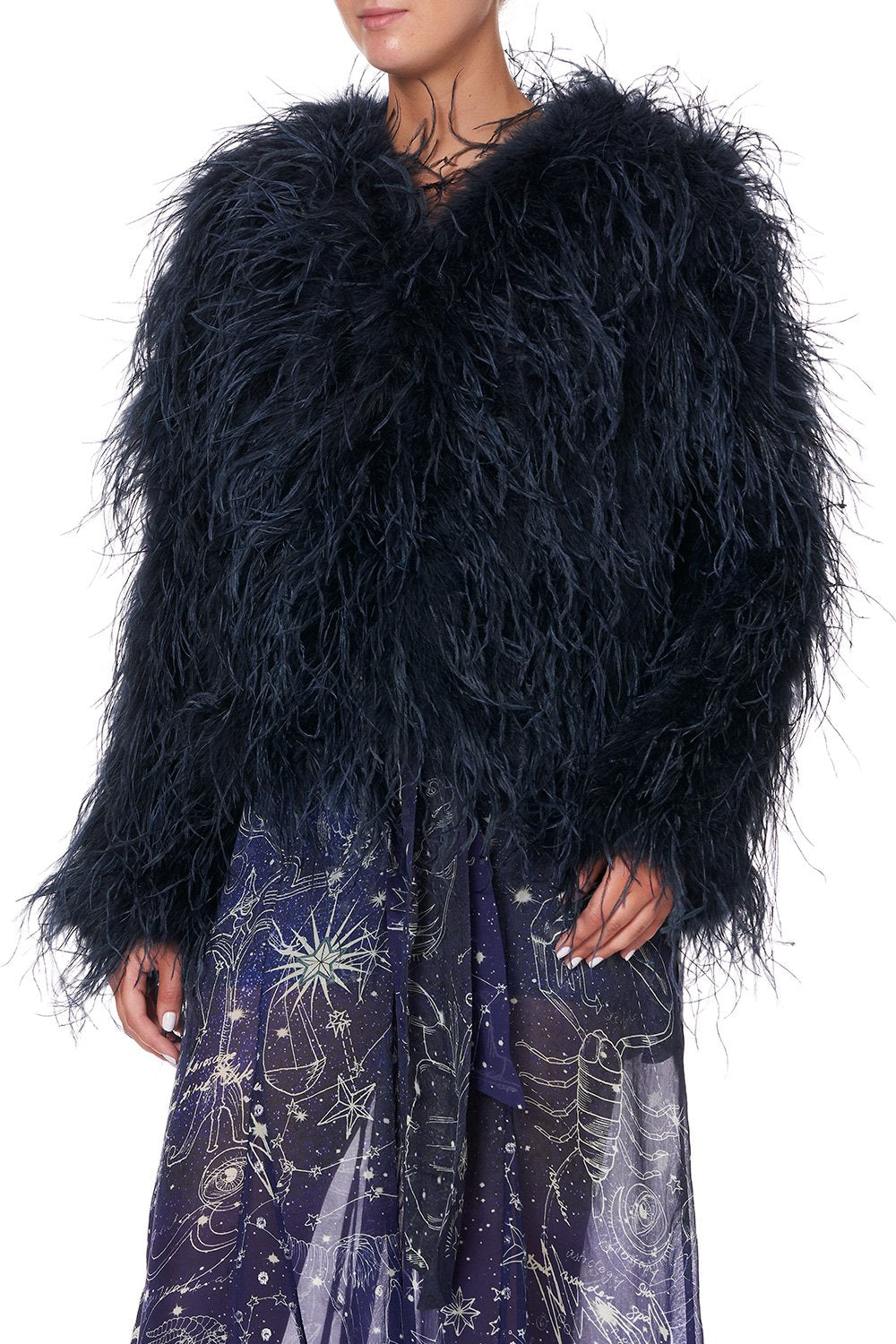 FEATHER JACKET ITS A SIGN