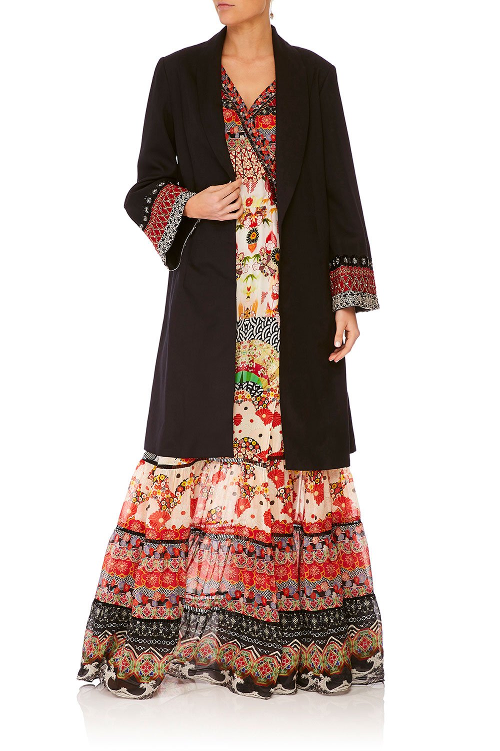 CAMILLA VINTAGE VIXEN FLARED SLEEVE TRENCH