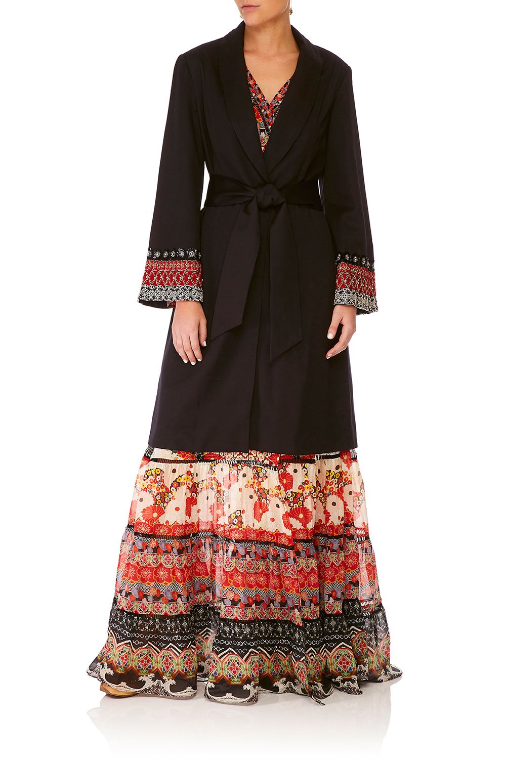 CAMILLA VINTAGE VIXEN FLARED SLEEVE TRENCH