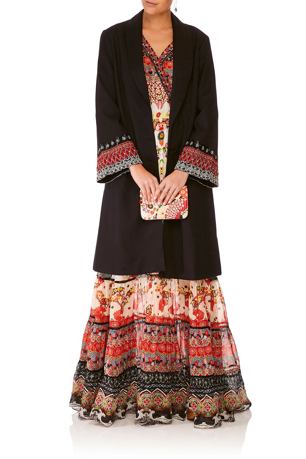 CAMILLA VINTAGE VIXEN FLARED SLEEVE TRENCH