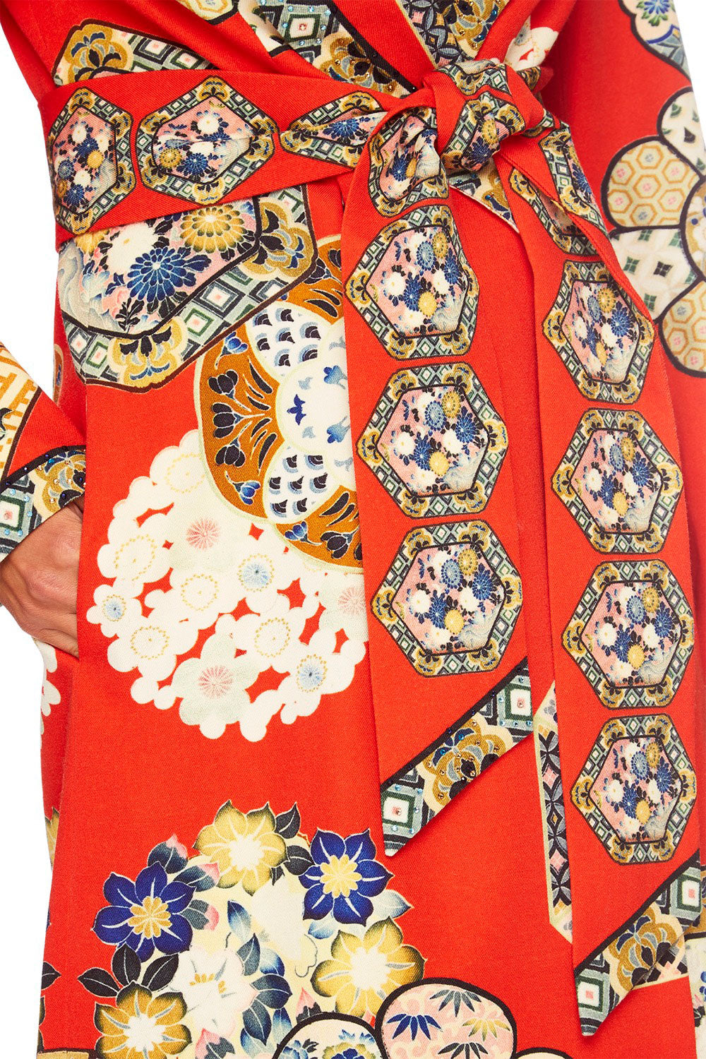 CAMILLA FOUND IN TRANSLATION FLARED SLEEVE TRENCH