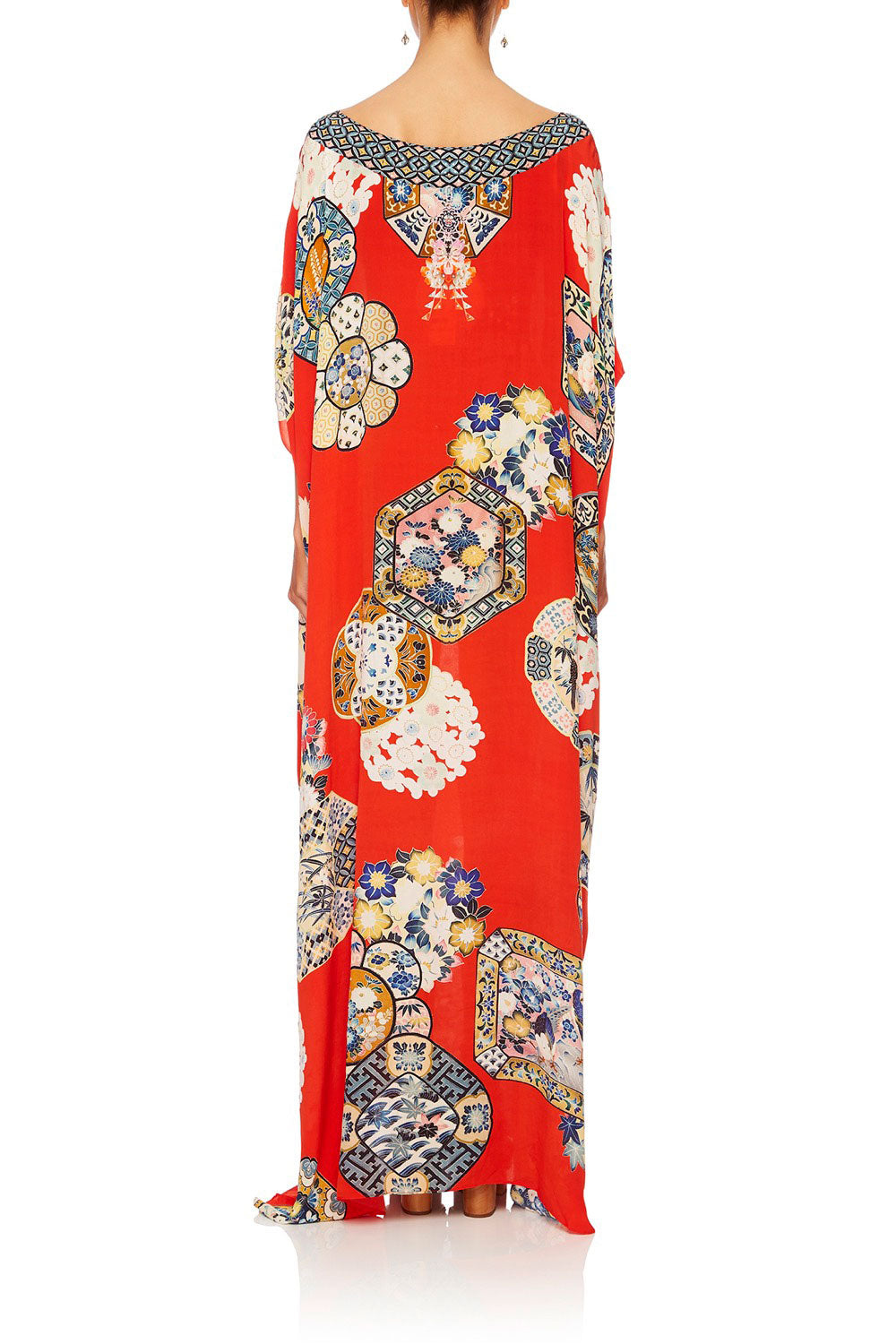 CAMILLA OUND IN TRANSLATION ROUND NECK KAFTAN