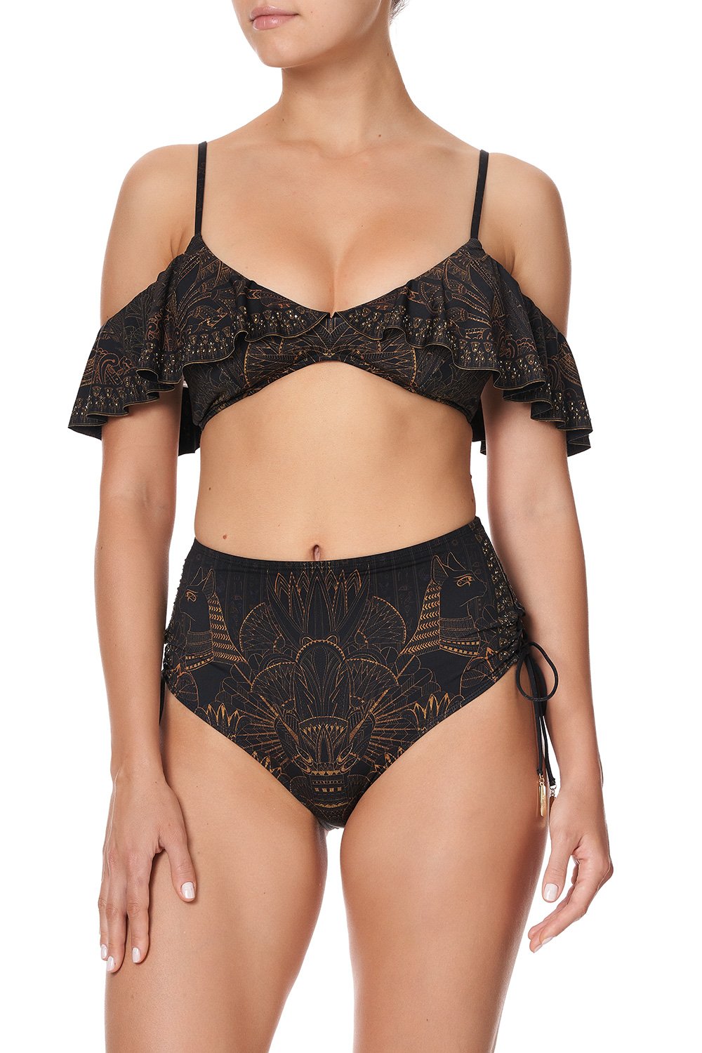 FRILL OVER SHOULDER TOP COBRA KING