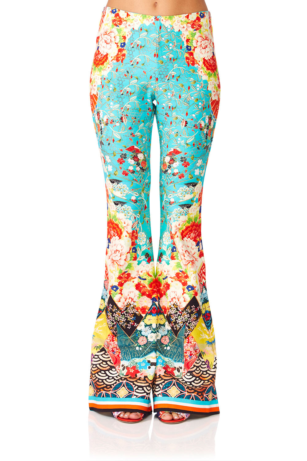 CAMILLA GALAXY GIRL HIGH WAISTED FLARED TROUSER