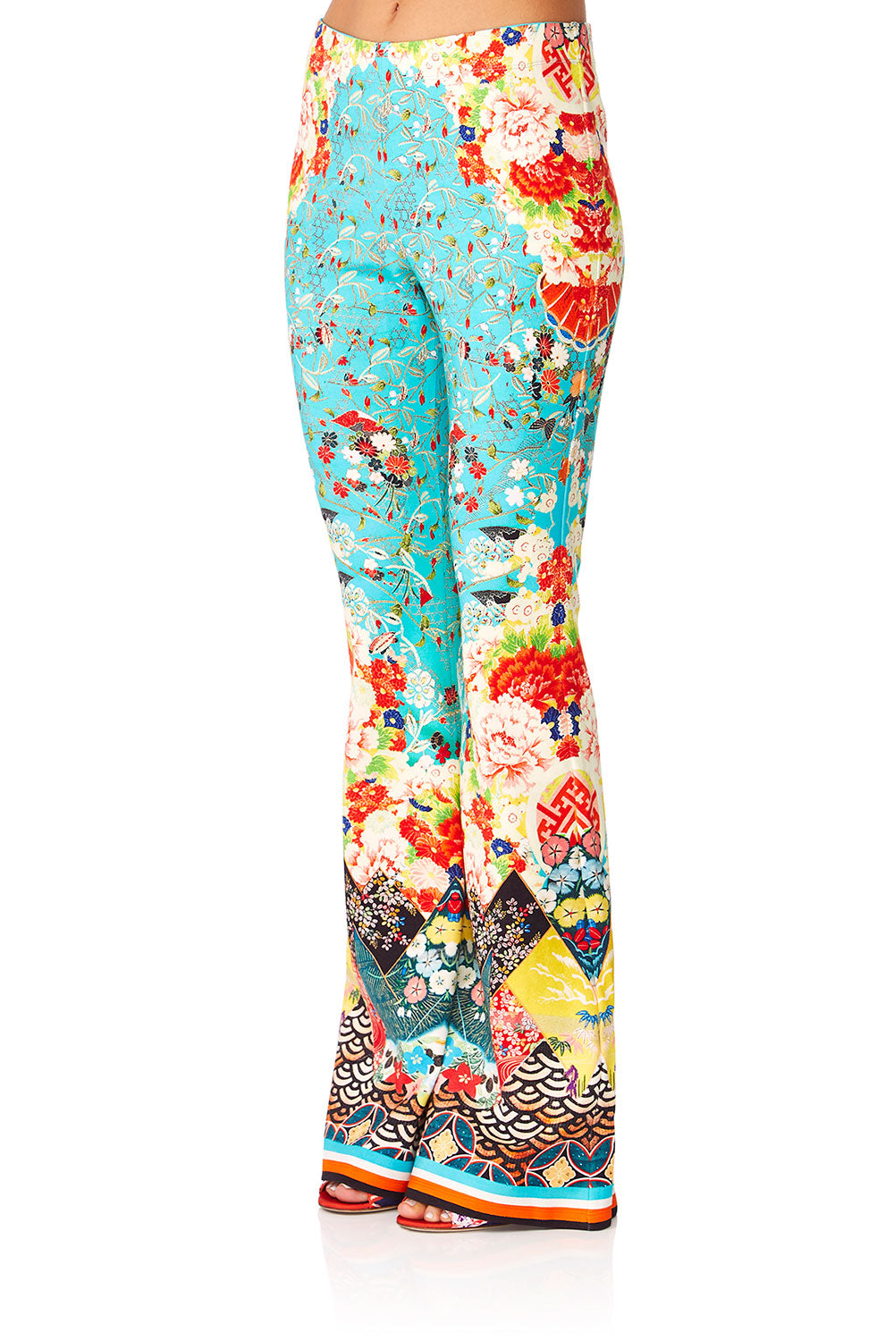 CAMILLA GALAXY GIRL HIGH WAISTED FLARED TROUSER