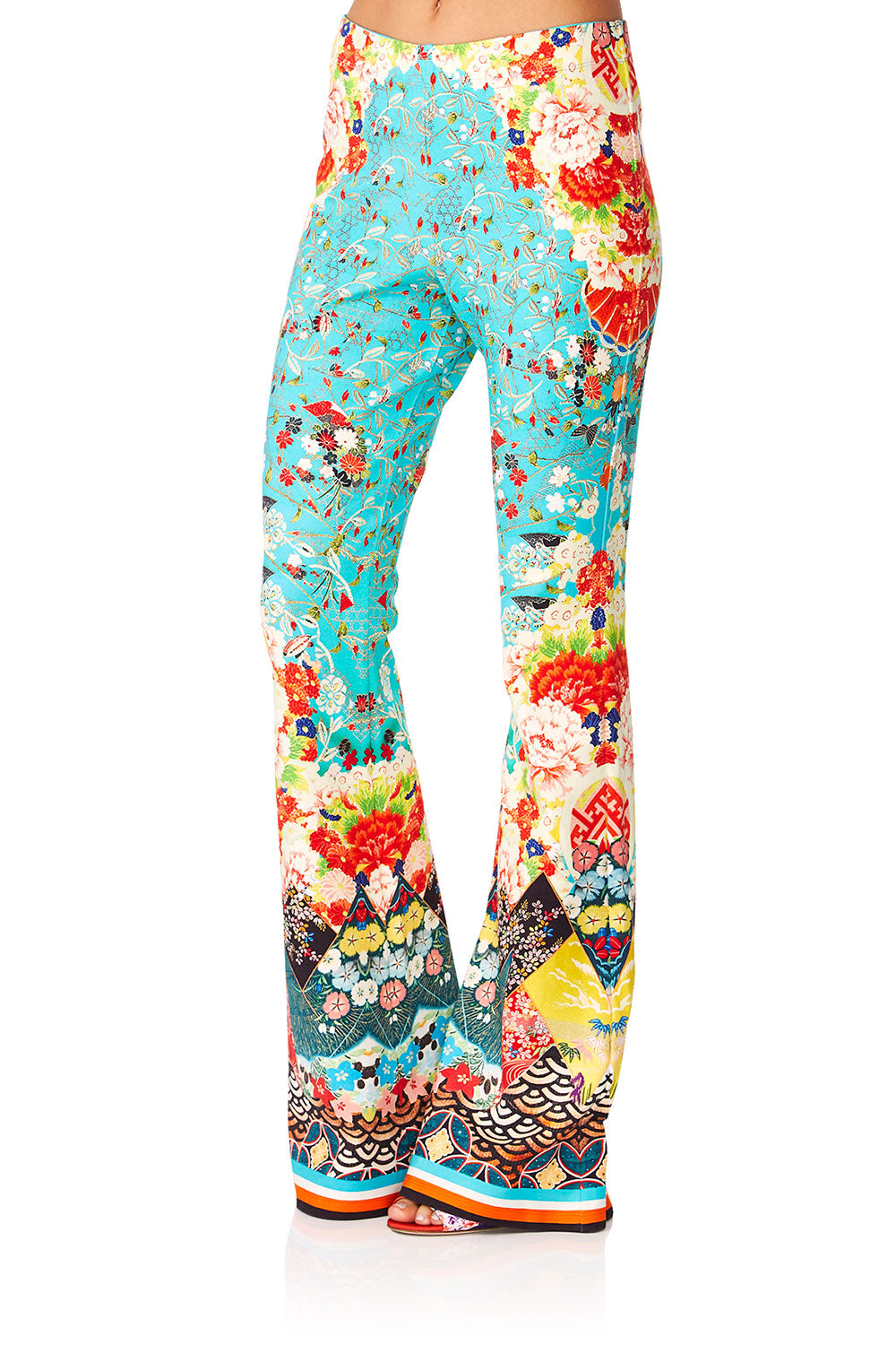 CAMILLA GALAXY GIRL HIGH WAISTED FLARED TROUSER