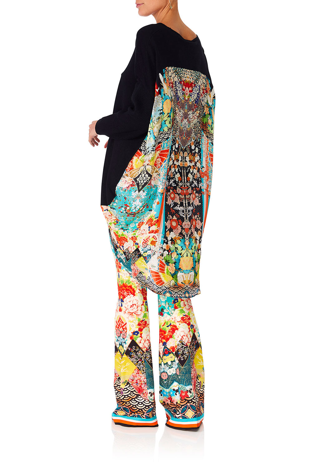 CAMILLA GALAXY GIRL LONG SLEEVE JUMPER W PRINT BACK