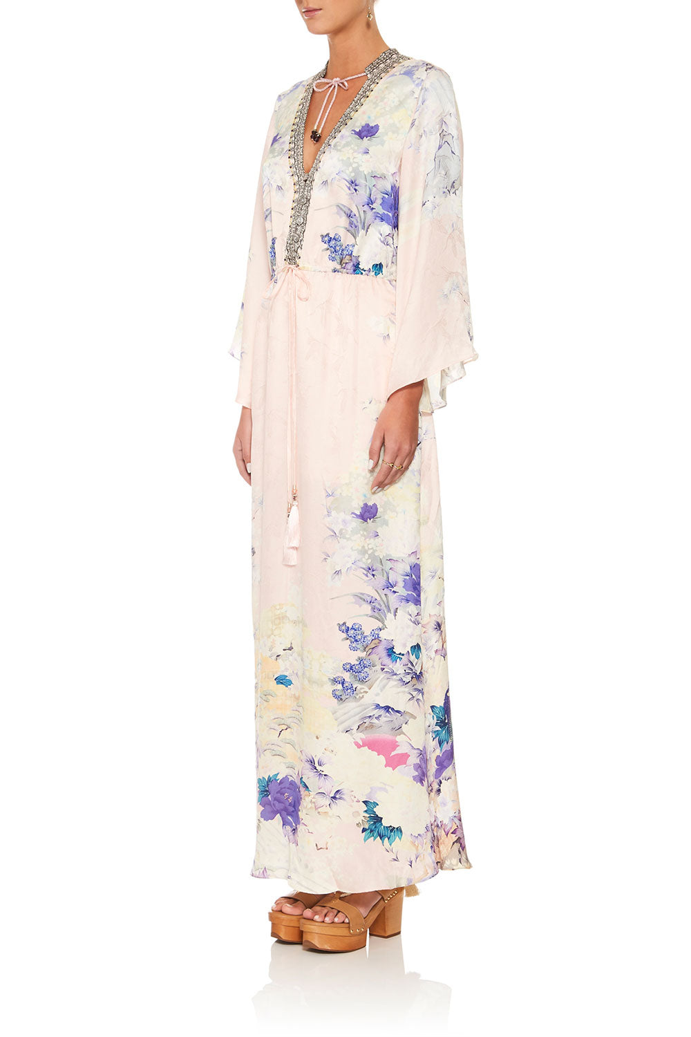 CAMILLA HARAJUKU HEIRESS DRAWSTRING BUTTON UP DRESS