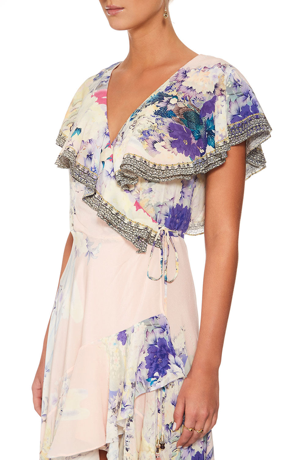 CAMILLA HARAJUKU HEIRESS FRILL SLEEVE LONG DRESS