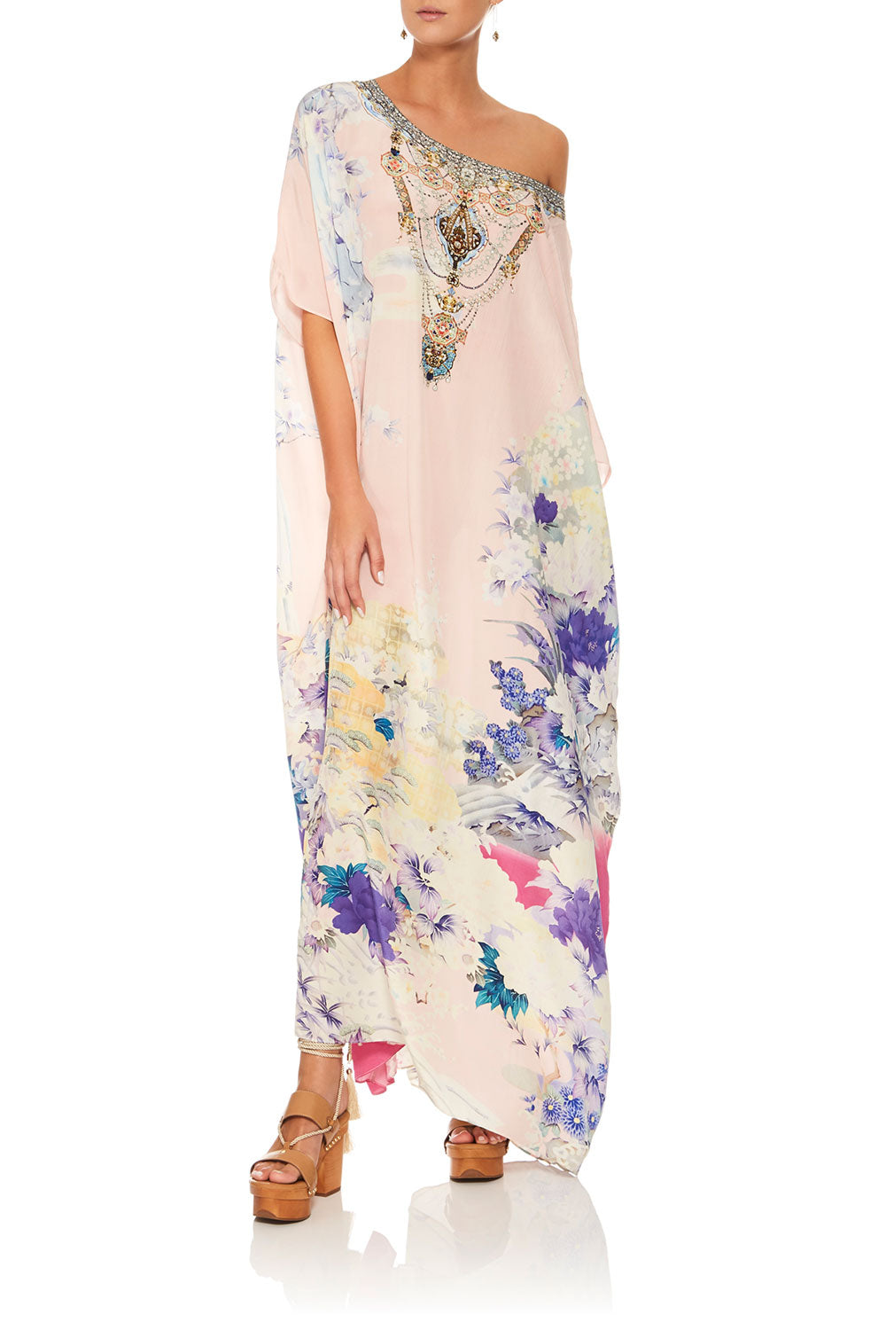 CAMILLA HARAJUKU HEIRESS ROUND NECK KAFTAN