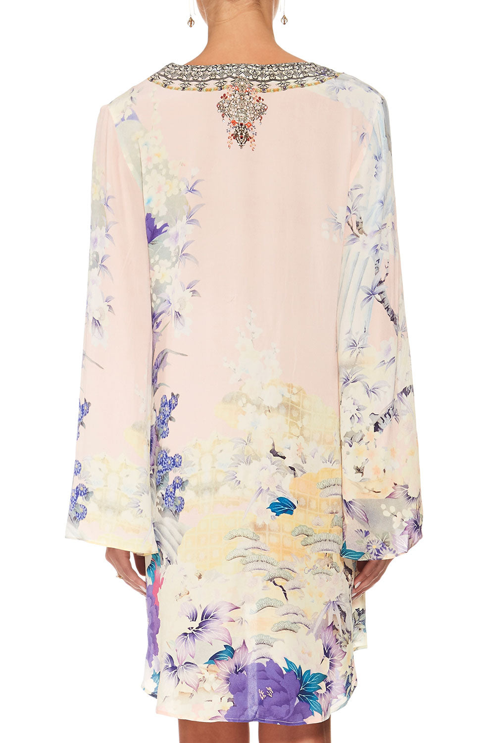 CAMILLA HARAJUKU HEIRESS V-NECK SCOOP BACK DRESS