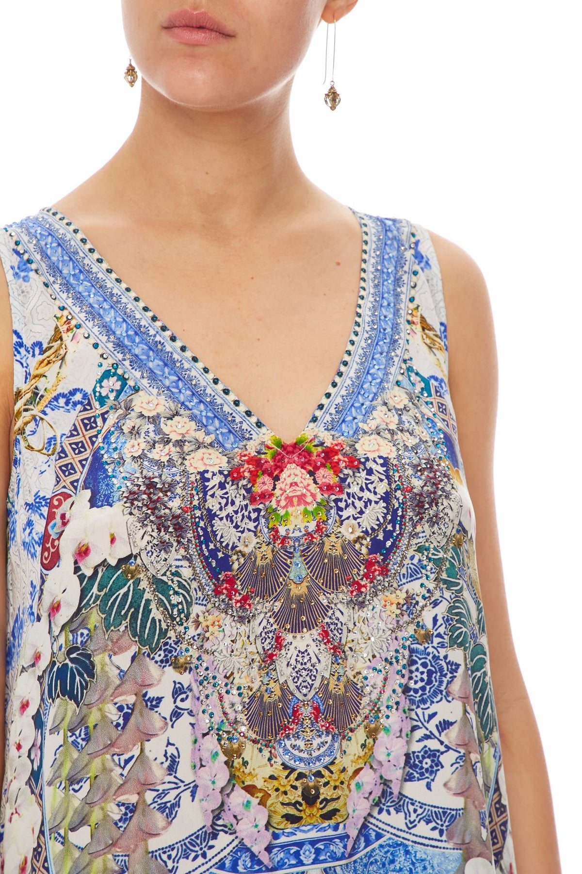 CAMILLA HIGH LOW CROSS BACK TOP GEISHA GATEWAYS