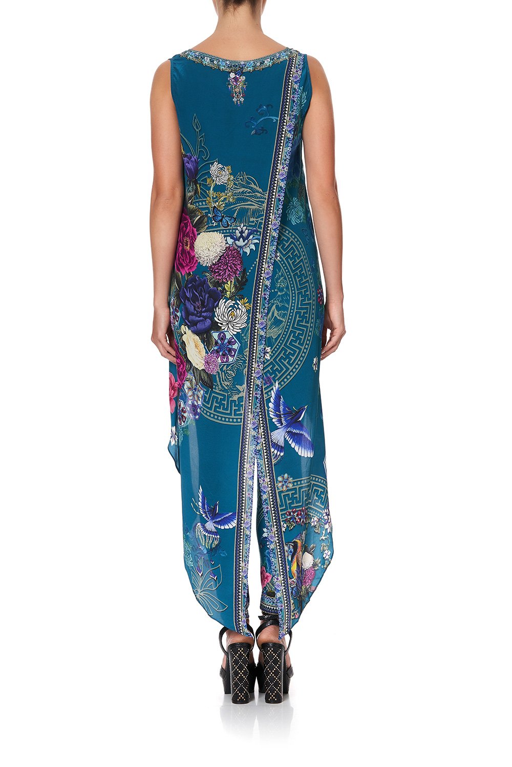 HIGH LOW CROSS OVERLAY TOP LUNAR GAZING