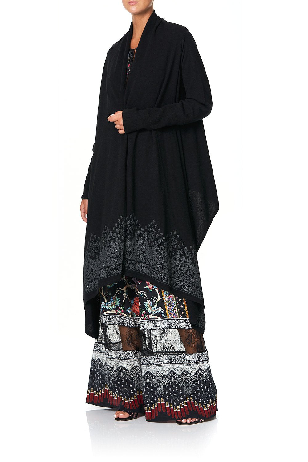 CAMILLA HIGH LOW HEM CARDI HAUTE PROVINCIAL