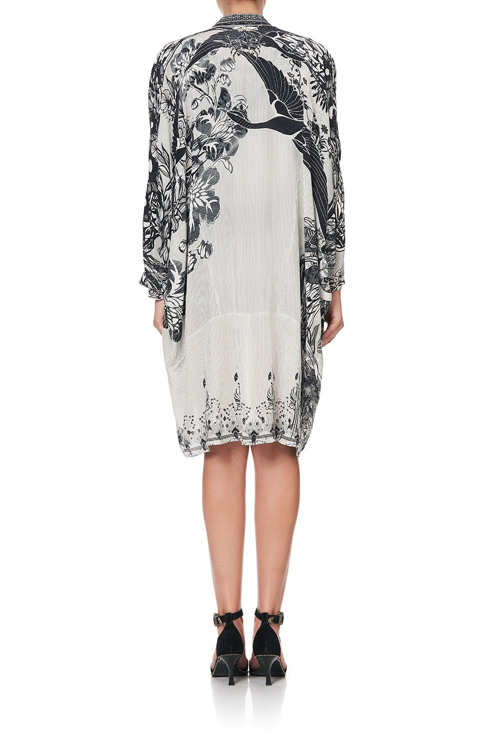 HIGH LOW HEM CASUAL JACKET SILVER LININGS