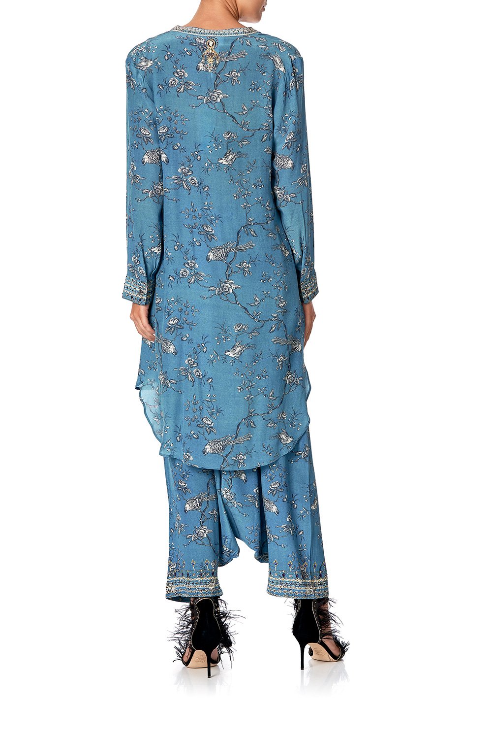 LONG LINE SHIRT WITH BUTTONS SOUTHERN BELLE