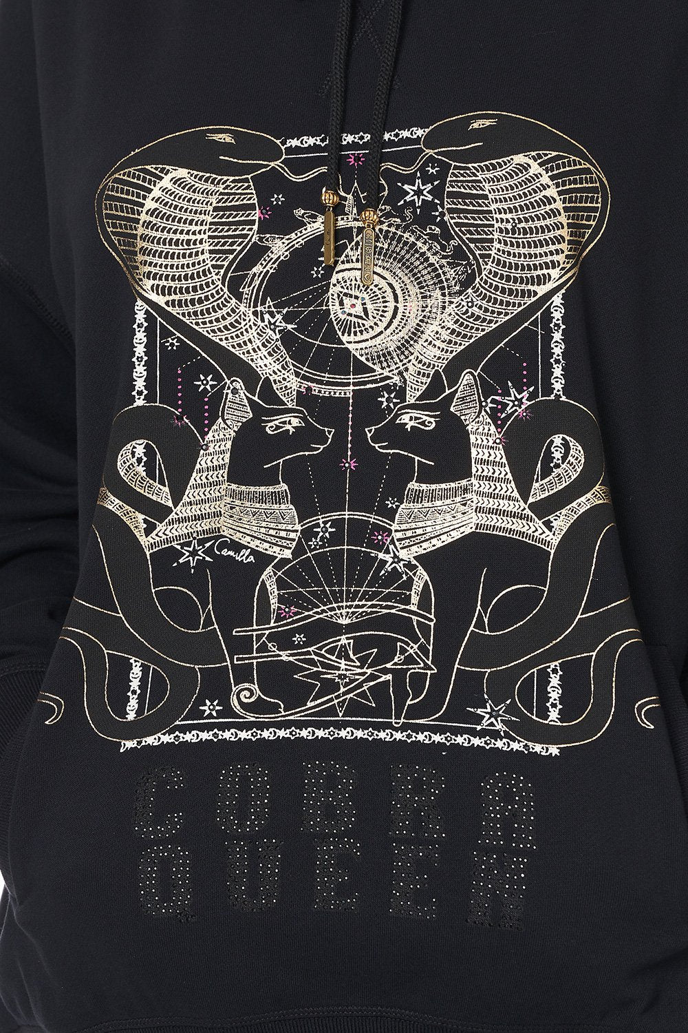 HOODIE WITH SIDE POCKETS COBRA KING