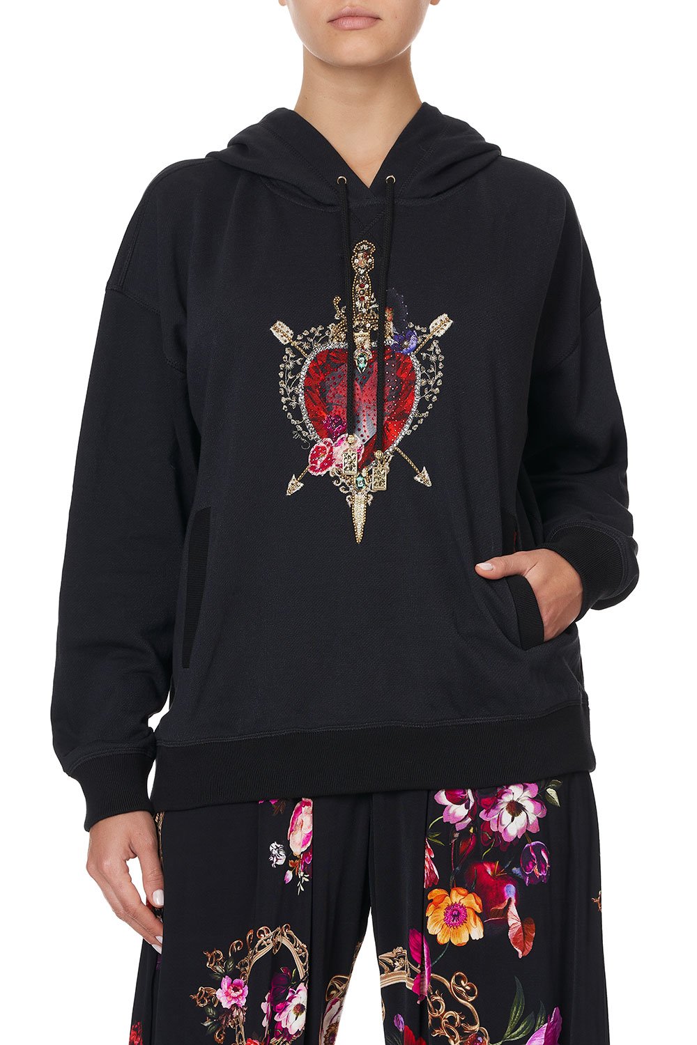 HOODIE WITH SIDE POCKETS MIRROR MIRROR