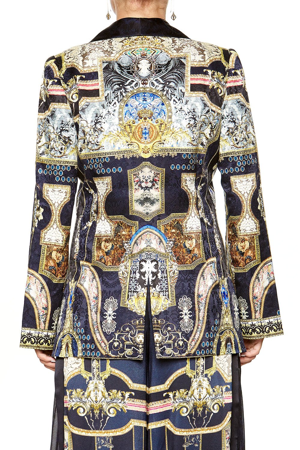 TIE FRONT JACKET MIDNIGHT MEETING