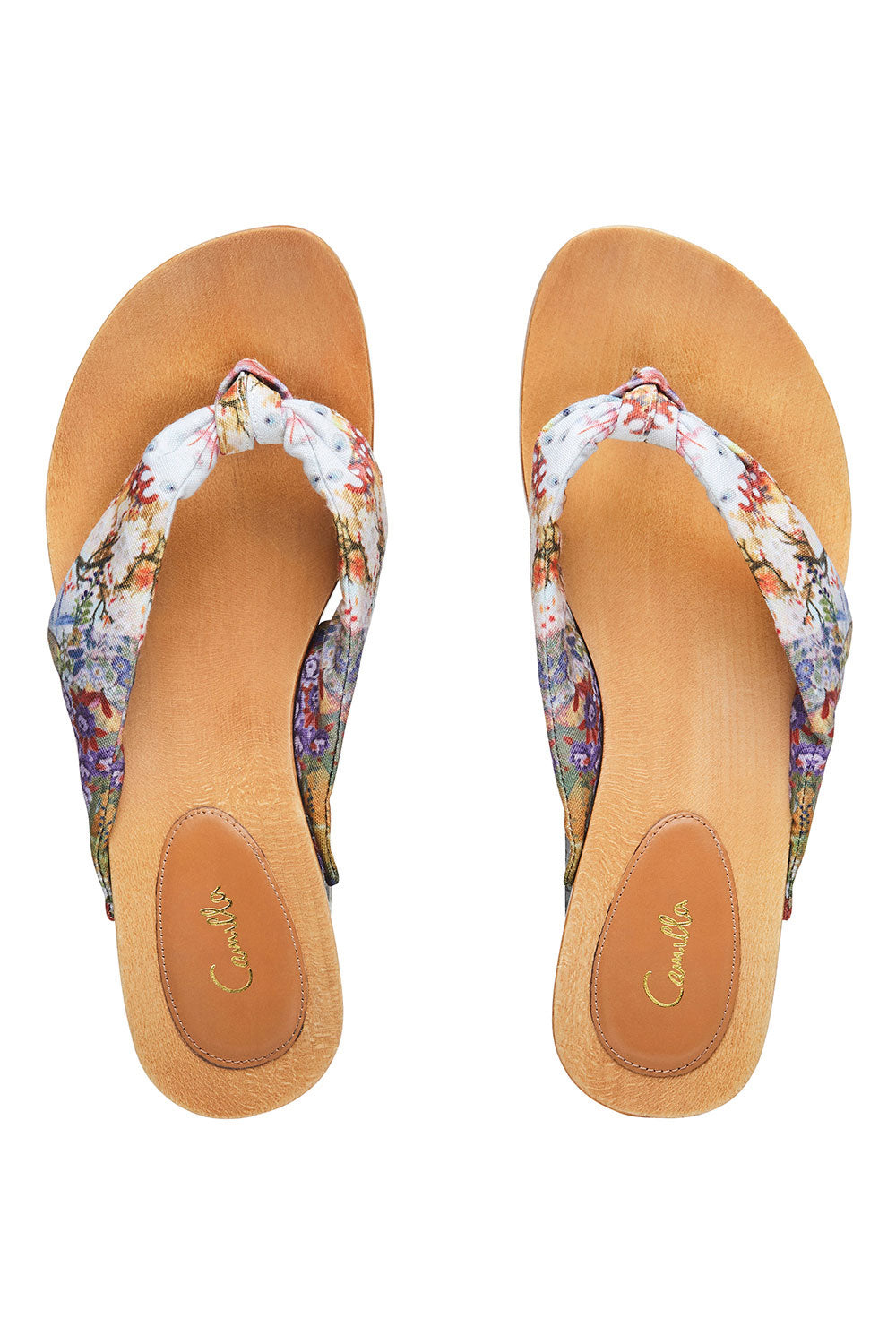 CAMILLA LADY LABYRINTH JAPANESE WOODEN CLOG