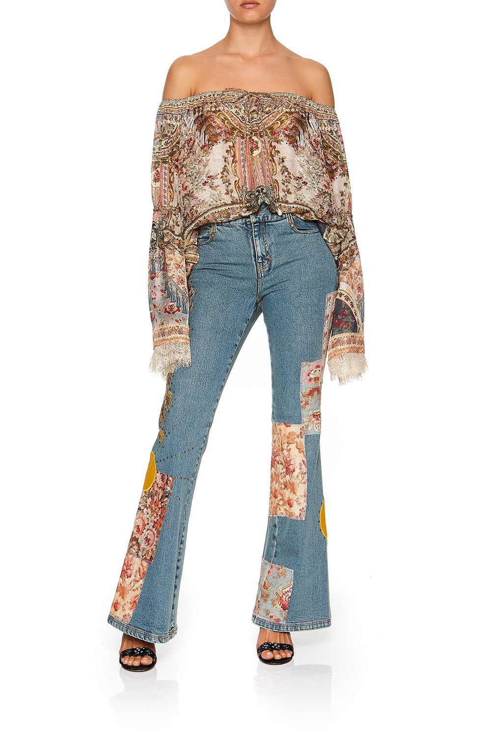 MID RISE FLARED JEANS JEANNE QUEEN