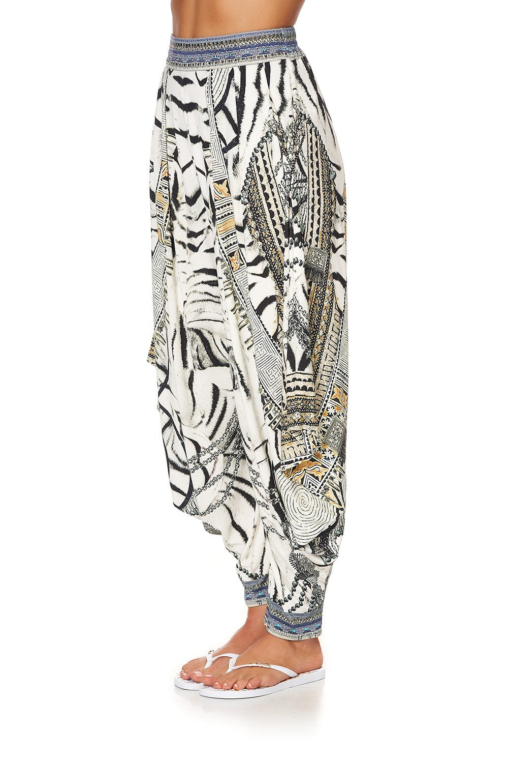 JERSEY DRAPE PANT WITH POCKET WILD BELLE