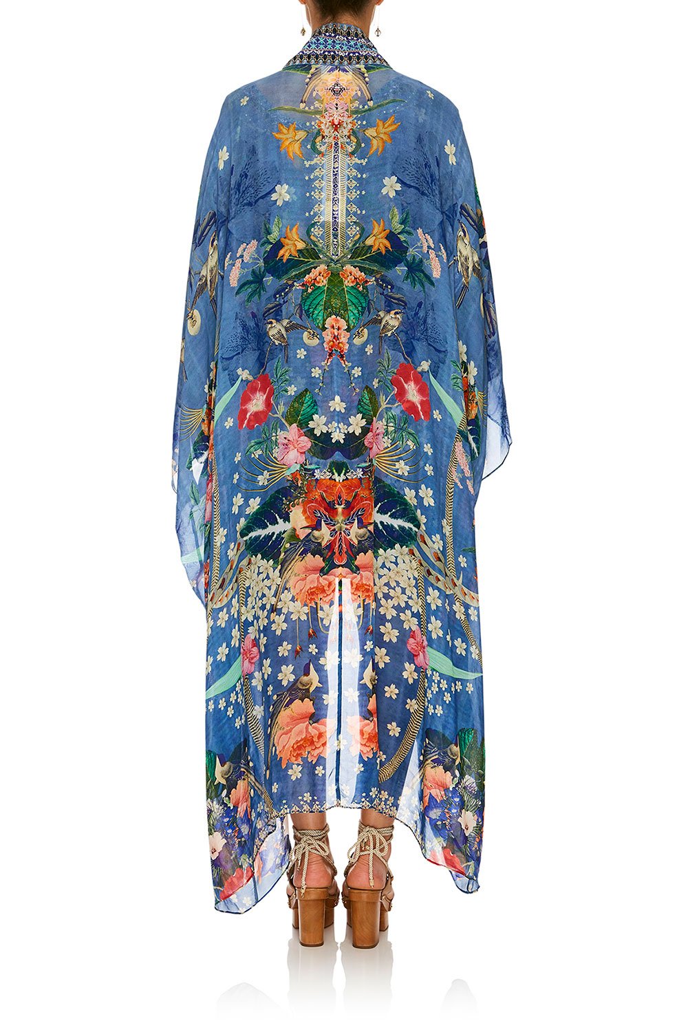 CAMILLA FARAWAY FLORALS KAFTAN LAYER