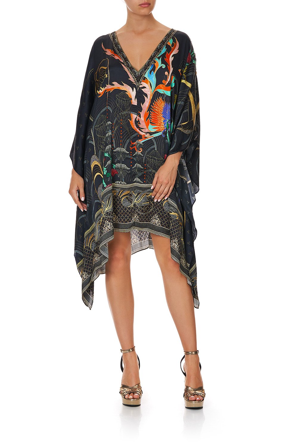 KAFTAN WITH BUTTON UP SLEEVES WISE WINGS