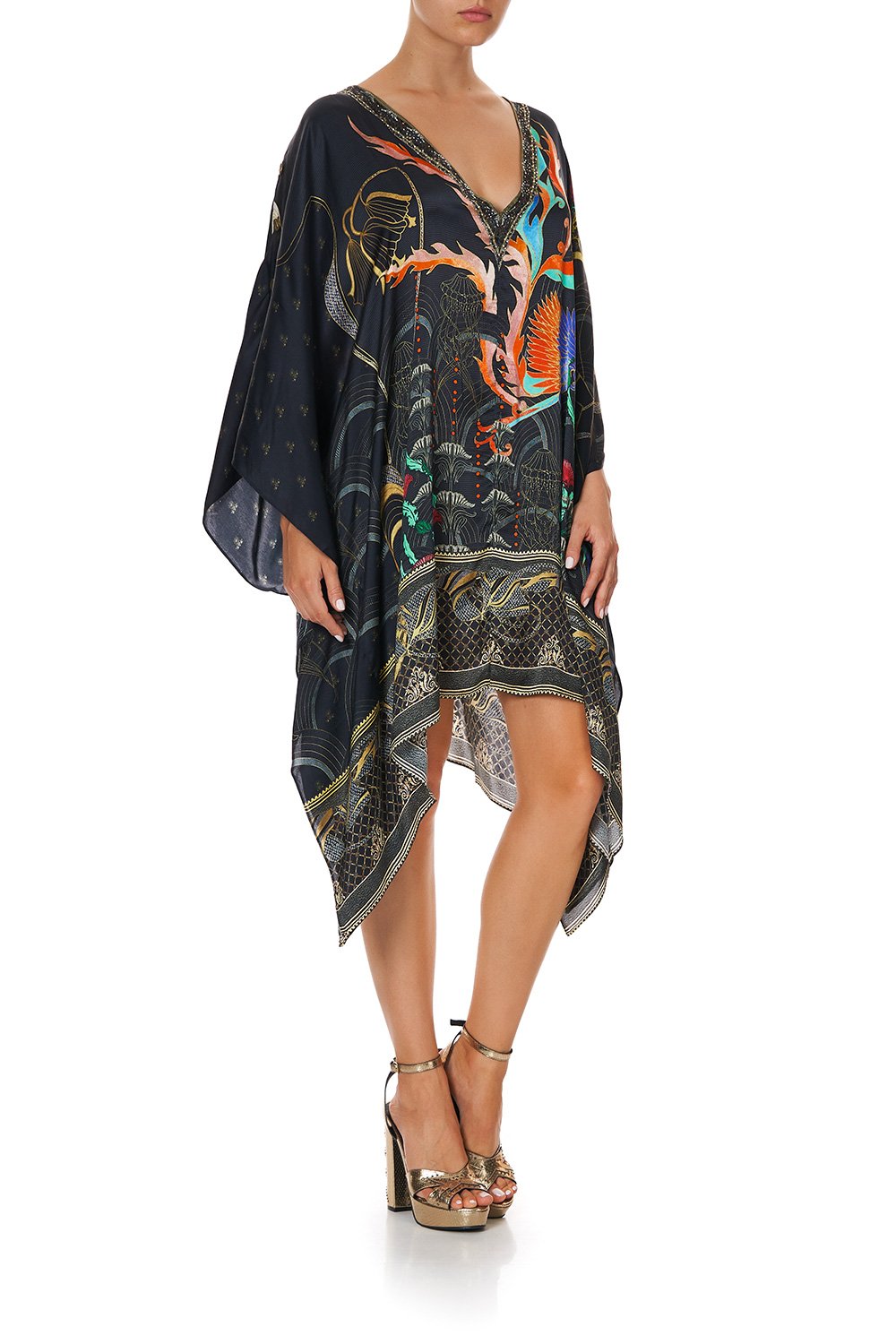 KAFTAN WITH BUTTON UP SLEEVES WISE WINGS