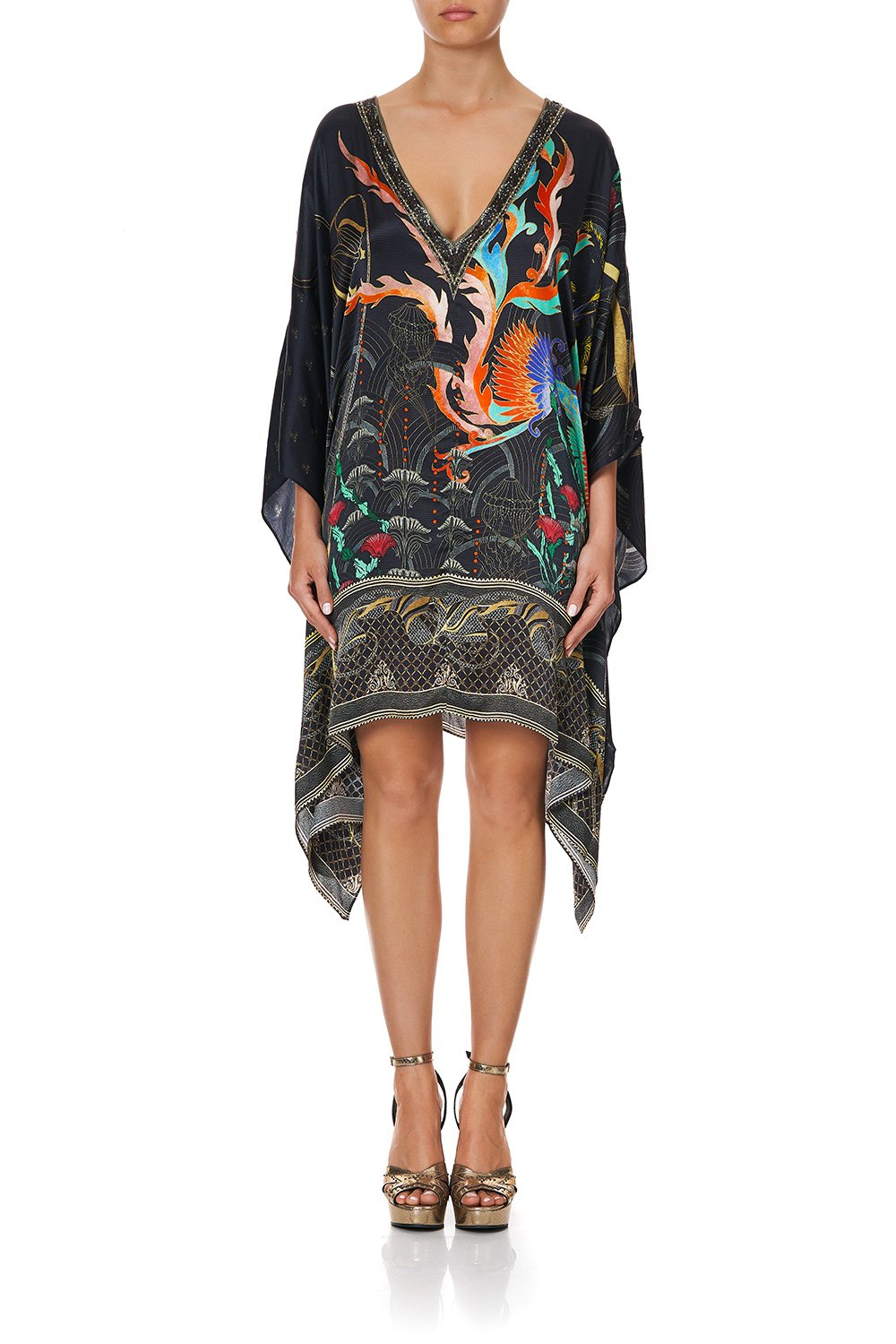 KAFTAN WITH BUTTON UP SLEEVES WISE WINGS