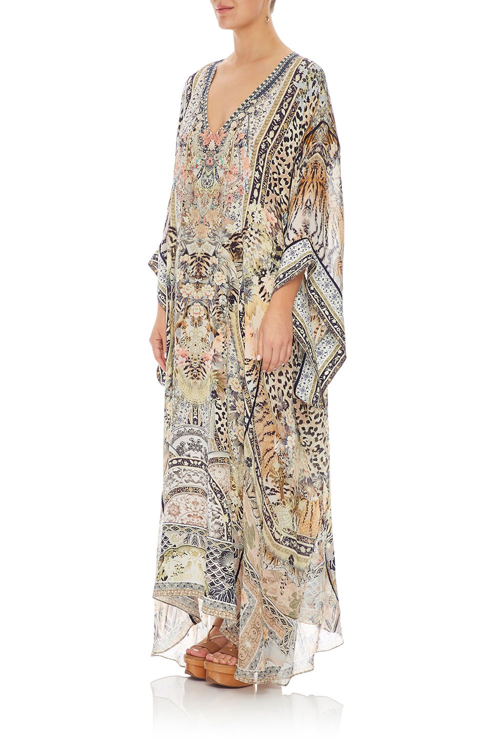 CAMILLA KAFTAN W/ SHEER SLEEVE MOTO MAIKO