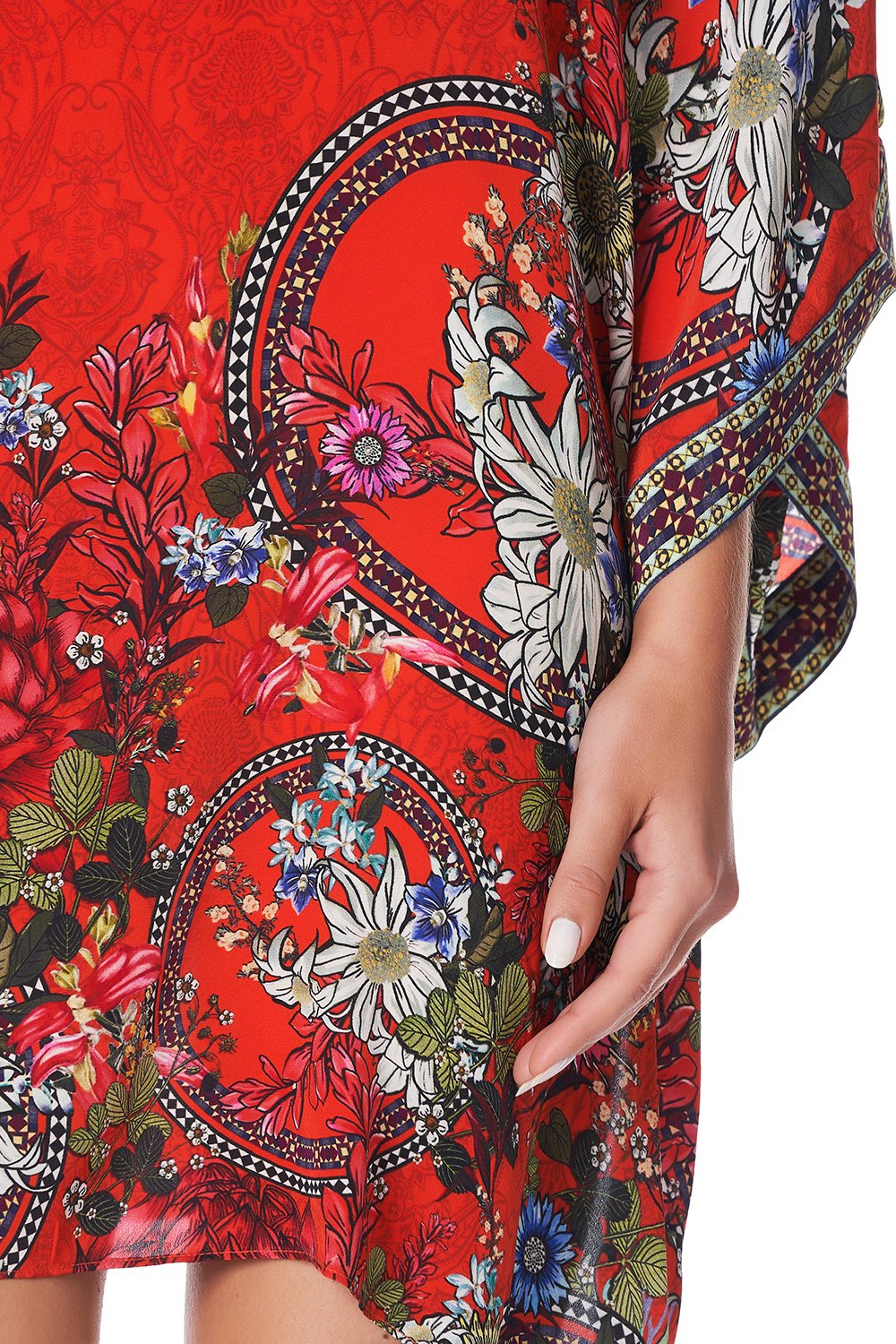 KAFTAN WITH SIDE WRAP WONDERING WARATAH