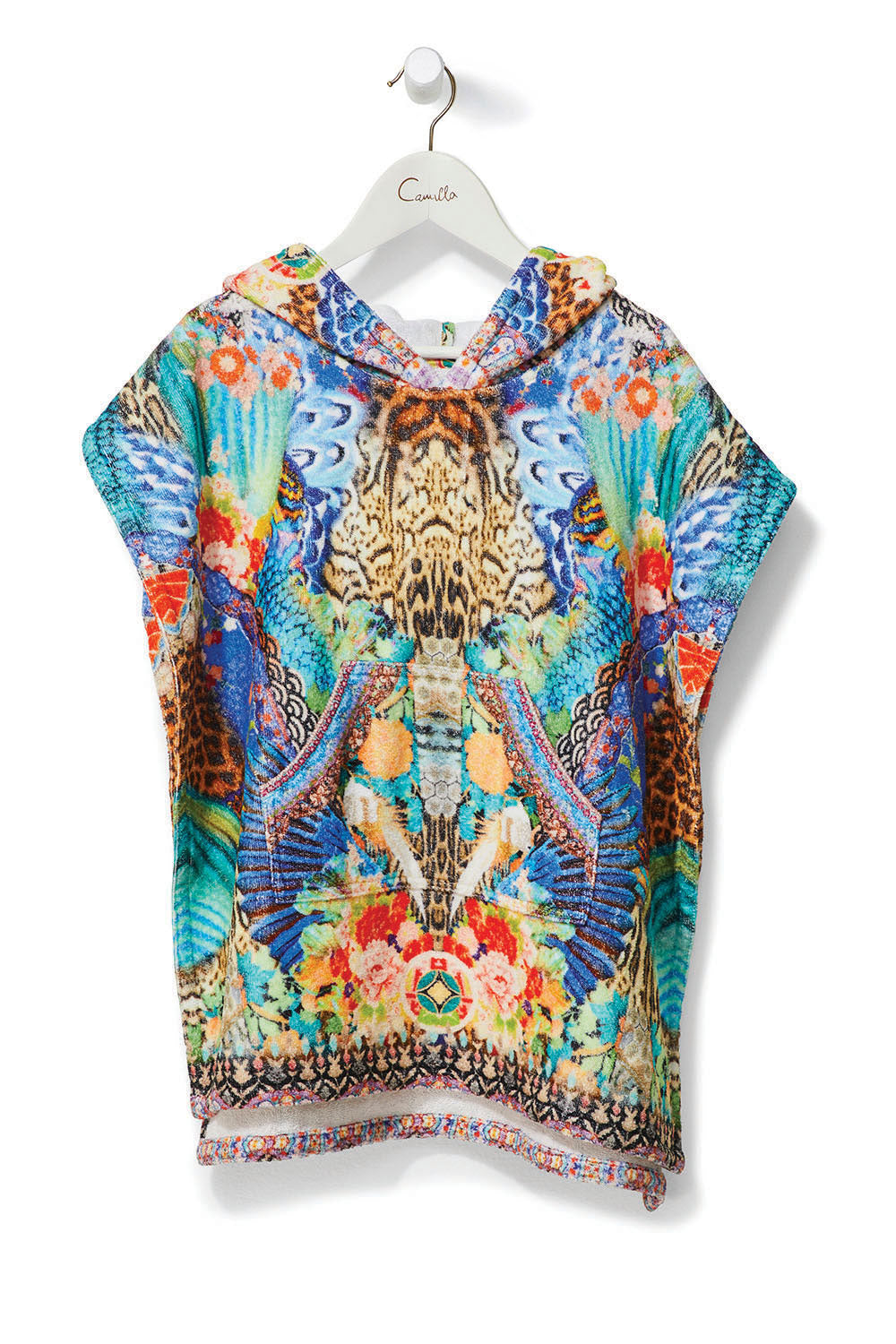 MILLA SPACE COWGIRL KIDS HOODED PONCHO