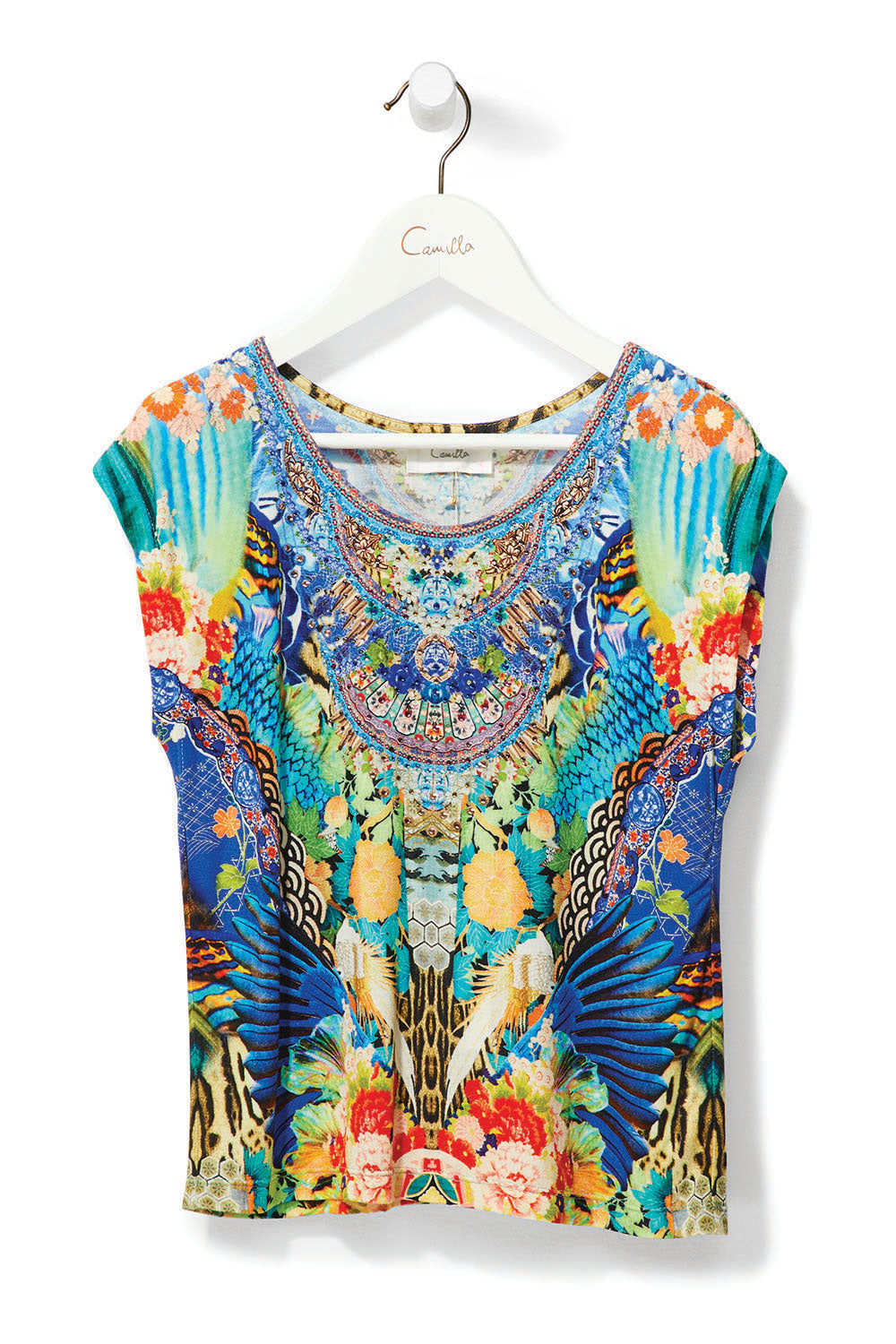 MILLA SPACE COWGIRL KIDS ROUND NECK T-SHIRT