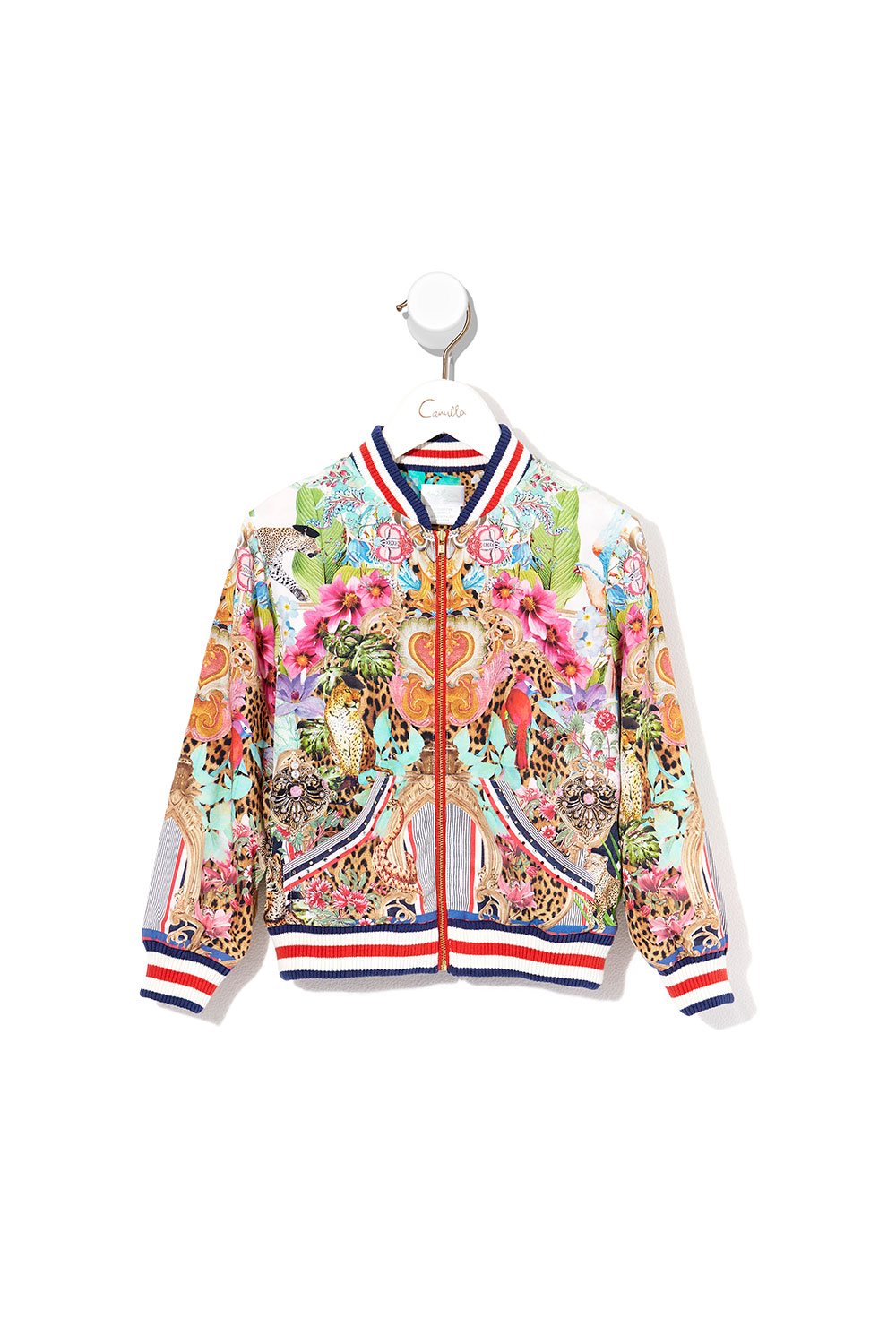 CAMILLA KIDS BOMBER JACKET CHAMPAGNE COAST