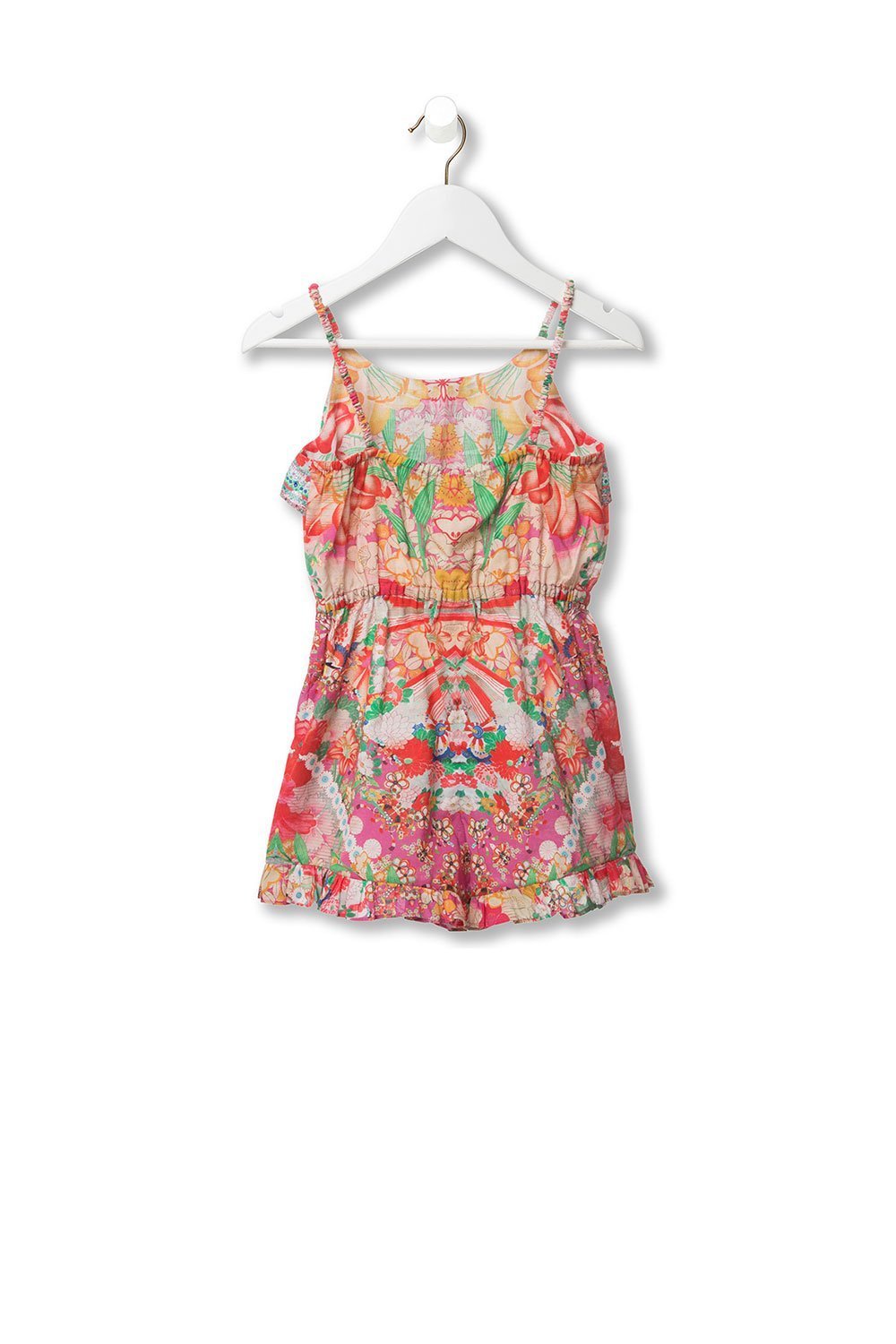 KIDS' PLAYSUIT WITH FRILL KIMONO KISSES