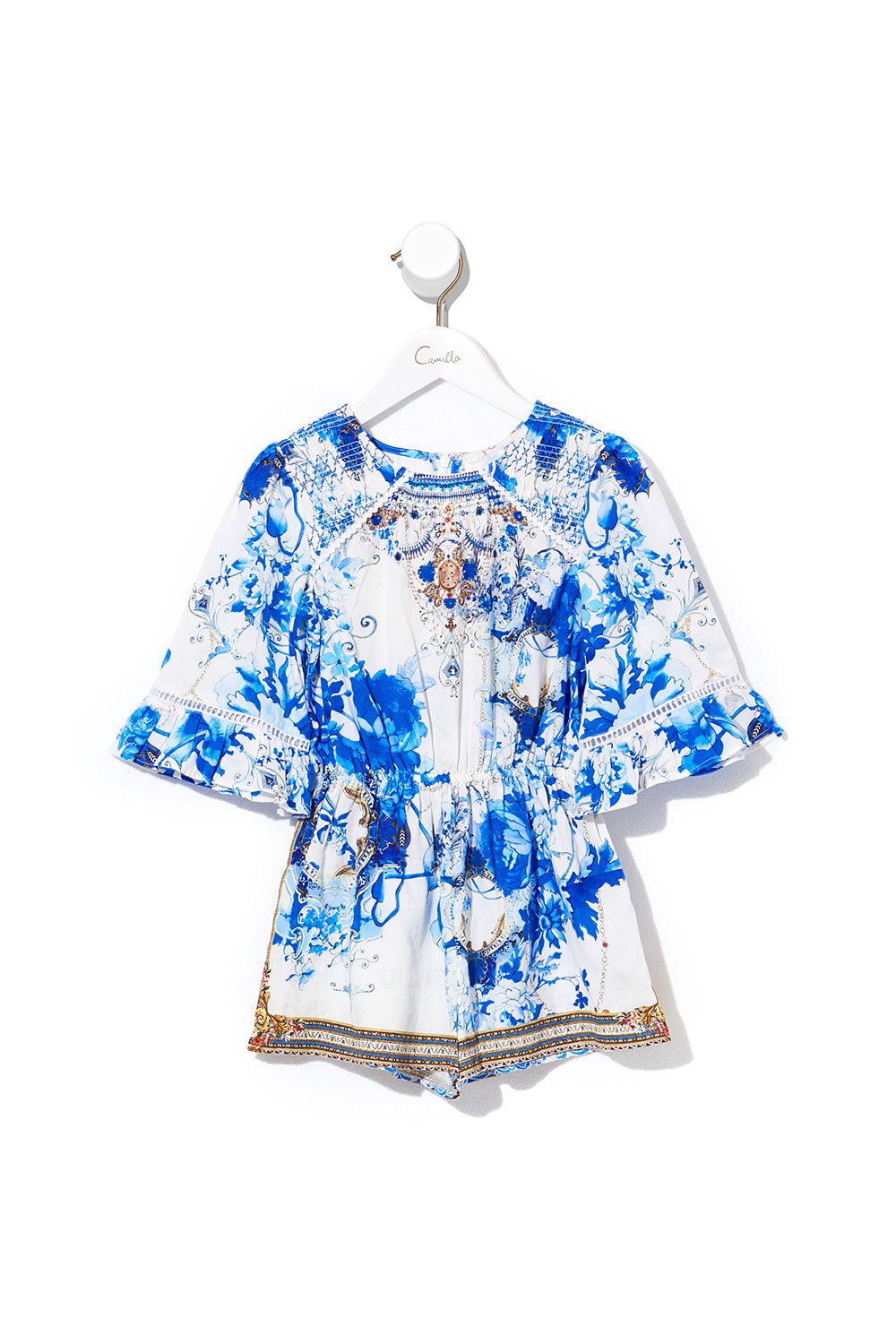 CAMILLA KIDS PLAYSUIT WITH TRIM SAINT GERMAINE