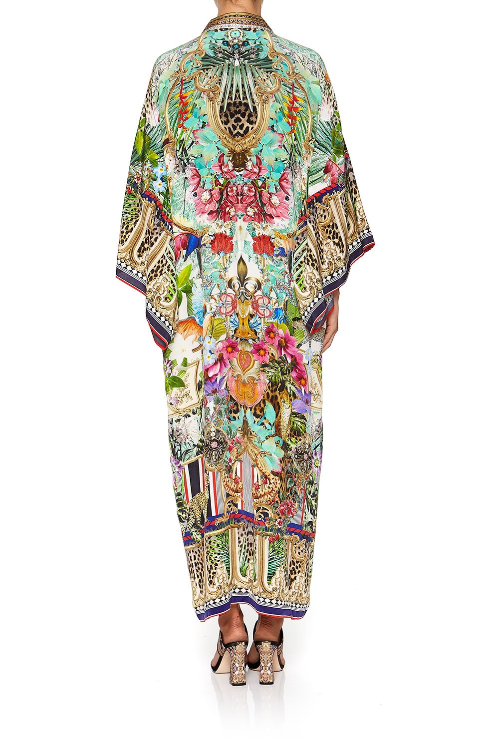 CAMILLA KIMONO COAT CHAMPAGNE COAST